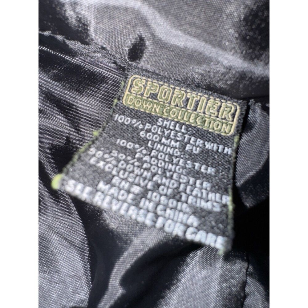Sportier Size Large 600 Down‎ Collection Vest Pockets Full Zippered Black - Picture 5 of 7